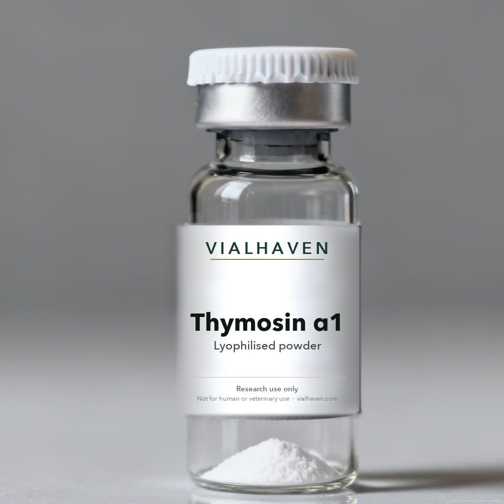 Thymosin α1 in a sealed vial